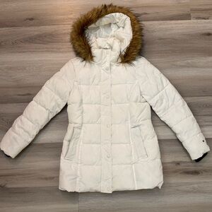Tommy Hilfiger Women's Medium Hooded Puffer Jacket